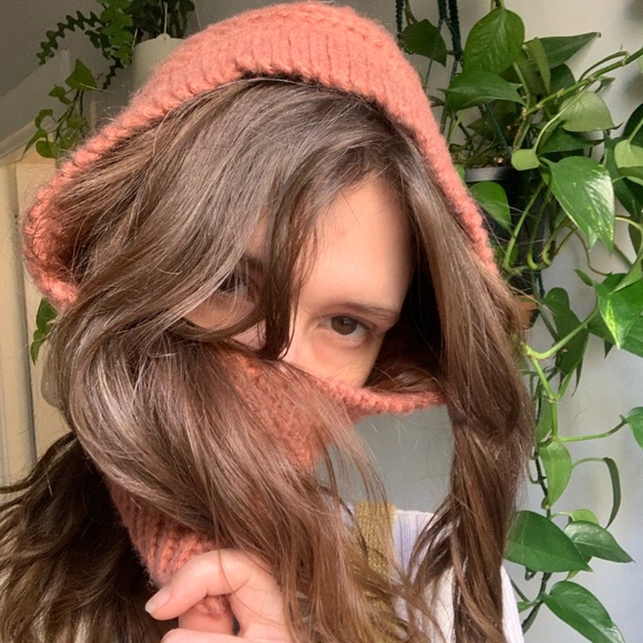 Handmade crochet balaclava hood. - Picture 1 of 6